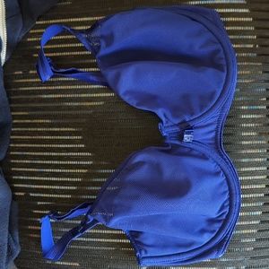 Chantelle 32DDD Blue Bra Style C12960